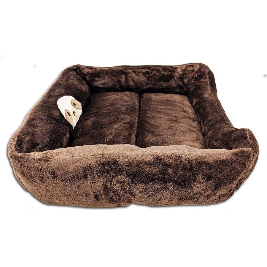 Cozy Sloth-Themed Pet Bed for Cats & Small Dogs - Soft & Comfortable for Cuddling | Perfect for Home, Office & Travel Use