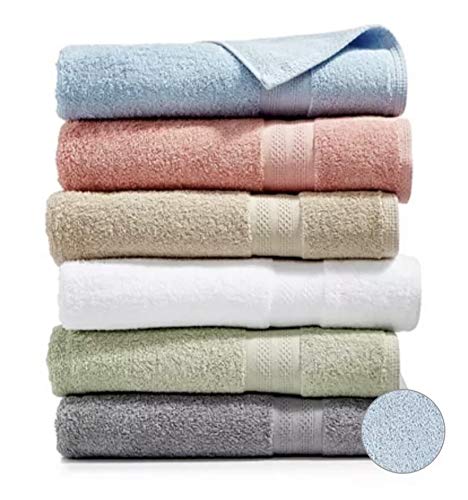 Premium Soft Spun Bath Towel Set - Ultra Absorbent & Quick Dry, Powder Blue - Perfect for Spa, Bathroom & Beach Use