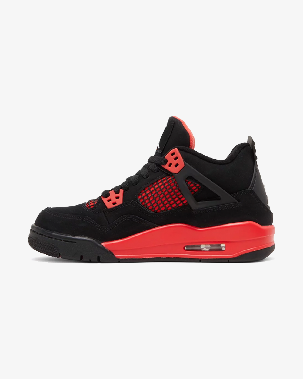 Nike Air Jordan 4 Retro GS Red Thunder Basketball Shoes for Kids - Perfect for Basketball Games, School Sports & Street Fashion