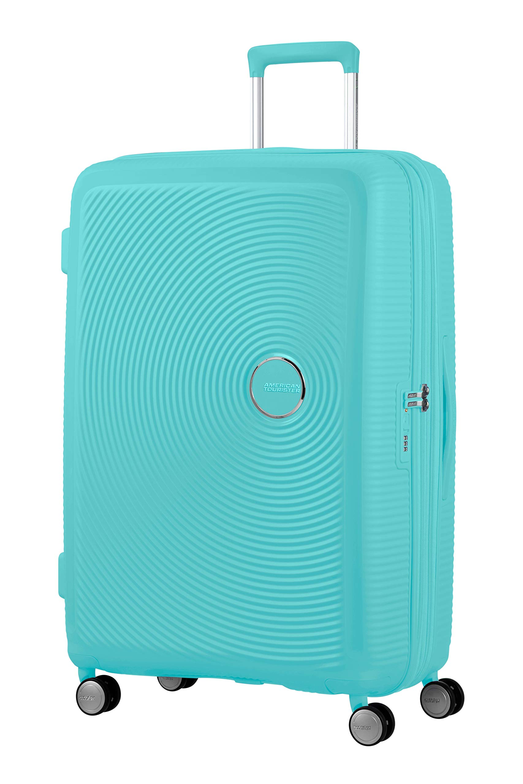 American Tourister Soundbox Spinner Expandable Luggage - Lightweight Durable Suitcase with 360° Wheels for Travel, Business & Vacation (Carry-On & Check-In Size)