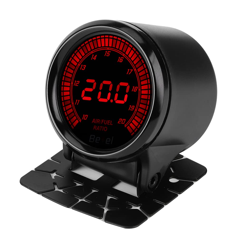 AFR Wideband Air Fuel Ratio Gauge - Digital O2 Sensor Monitor for Car, Truck & Motorcycle Performance Tuning | Racing, Dyno Testing & Engine Diagnostics
