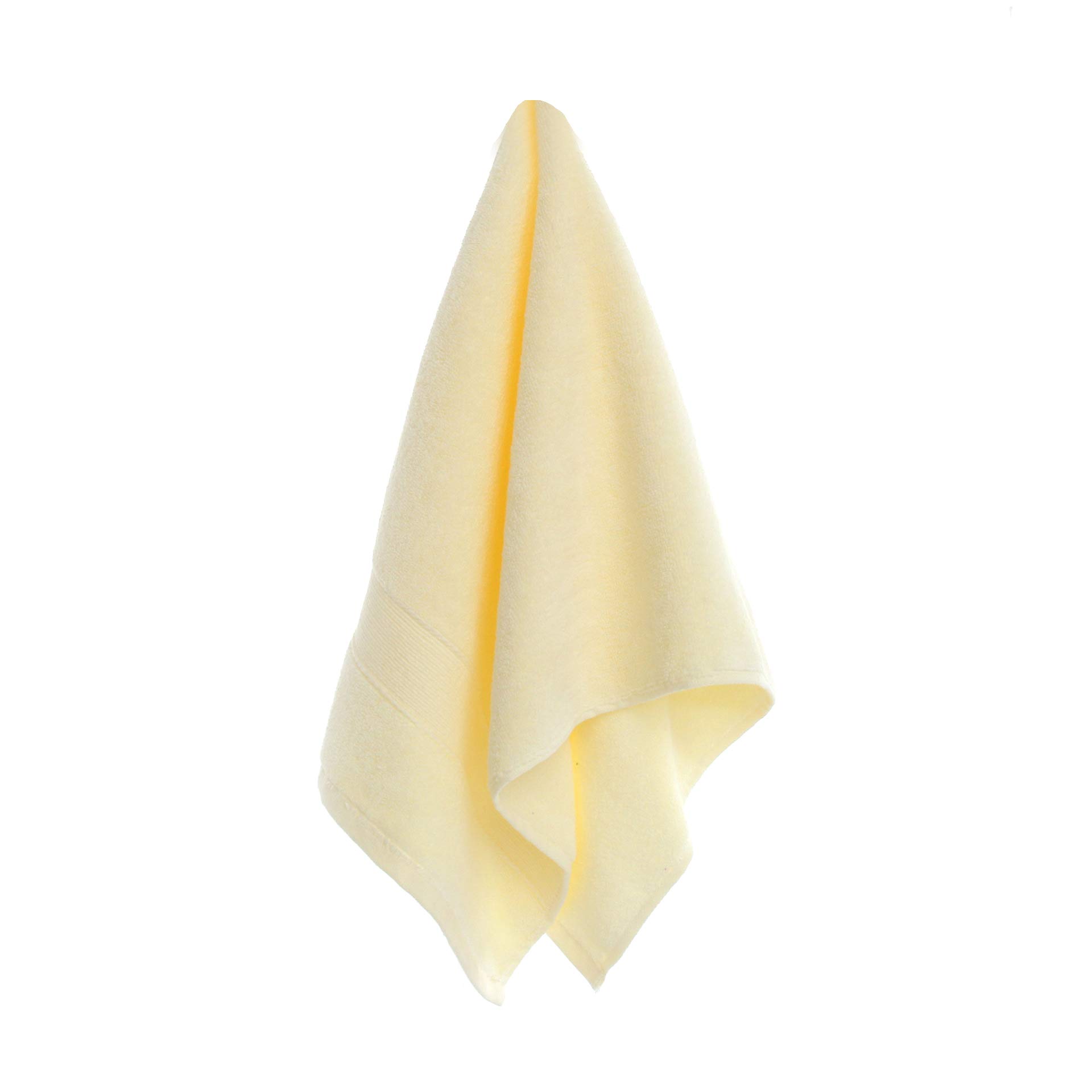 YiYaYo Premium Cotton Bath Towels Set of 6 - Ultra Soft, Thick & Absorbent, Lint-Free, Fade Resistant Luxury Stripe Towels for Spa, Hotel, Home, Bathroom & Kitchen Use (Beige) - Perfect for Bathing, Pool, Beach & Gym