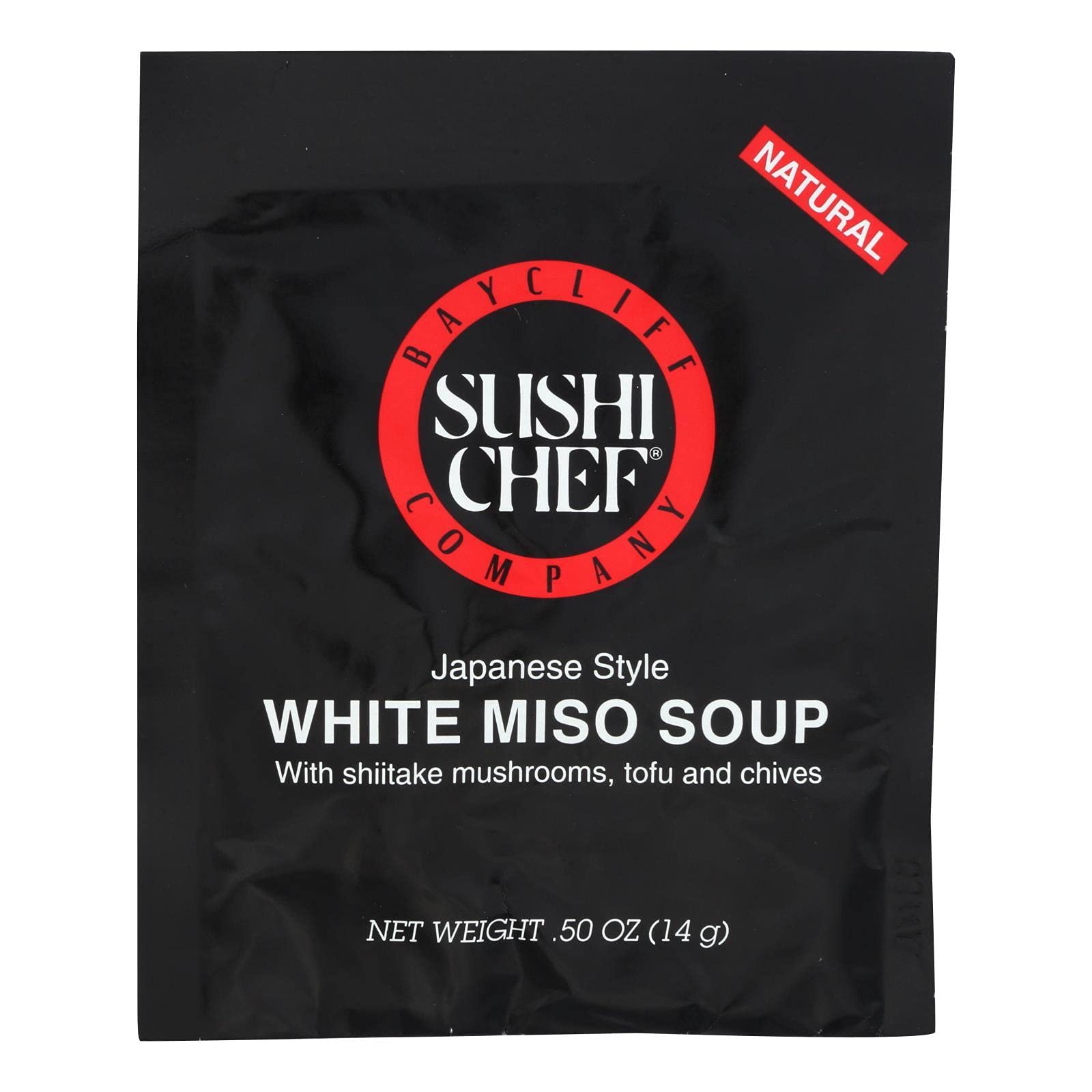 Premium Sushi Chef White Miso Soup - Authentic Japanese Style - 5oz (Pack of 12) - Perfect for Ramen, Hot Pot & Asian Cooking at Home