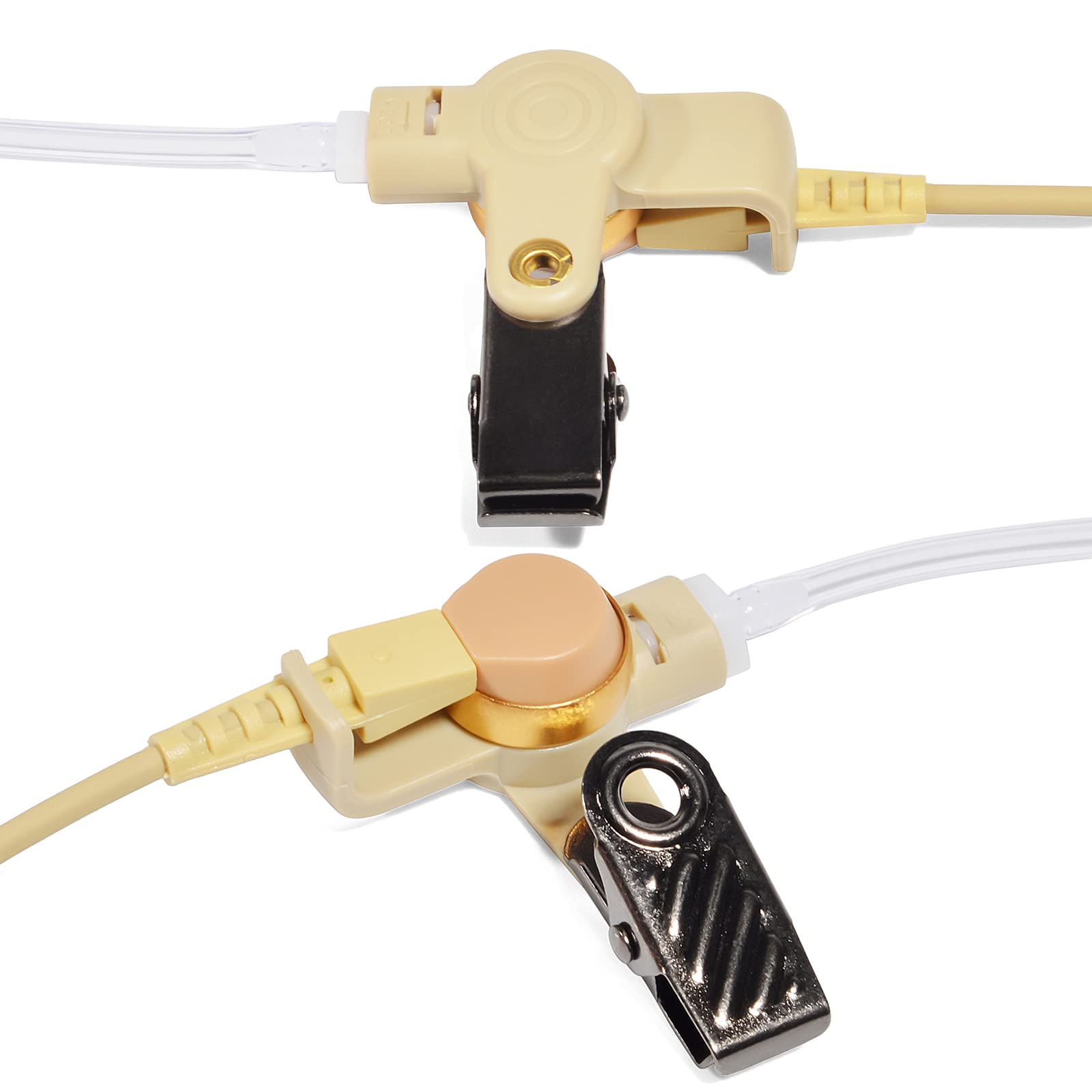 HYS 3.5mm Surveillance Earpiece - Clear Acoustic Coil Tube Headset for Two-Way Radios, Transceivers & Shoulder Speaker Mics | Secure Communication & Discreet Monitoring for Security, Law Enforcement & Event Staff