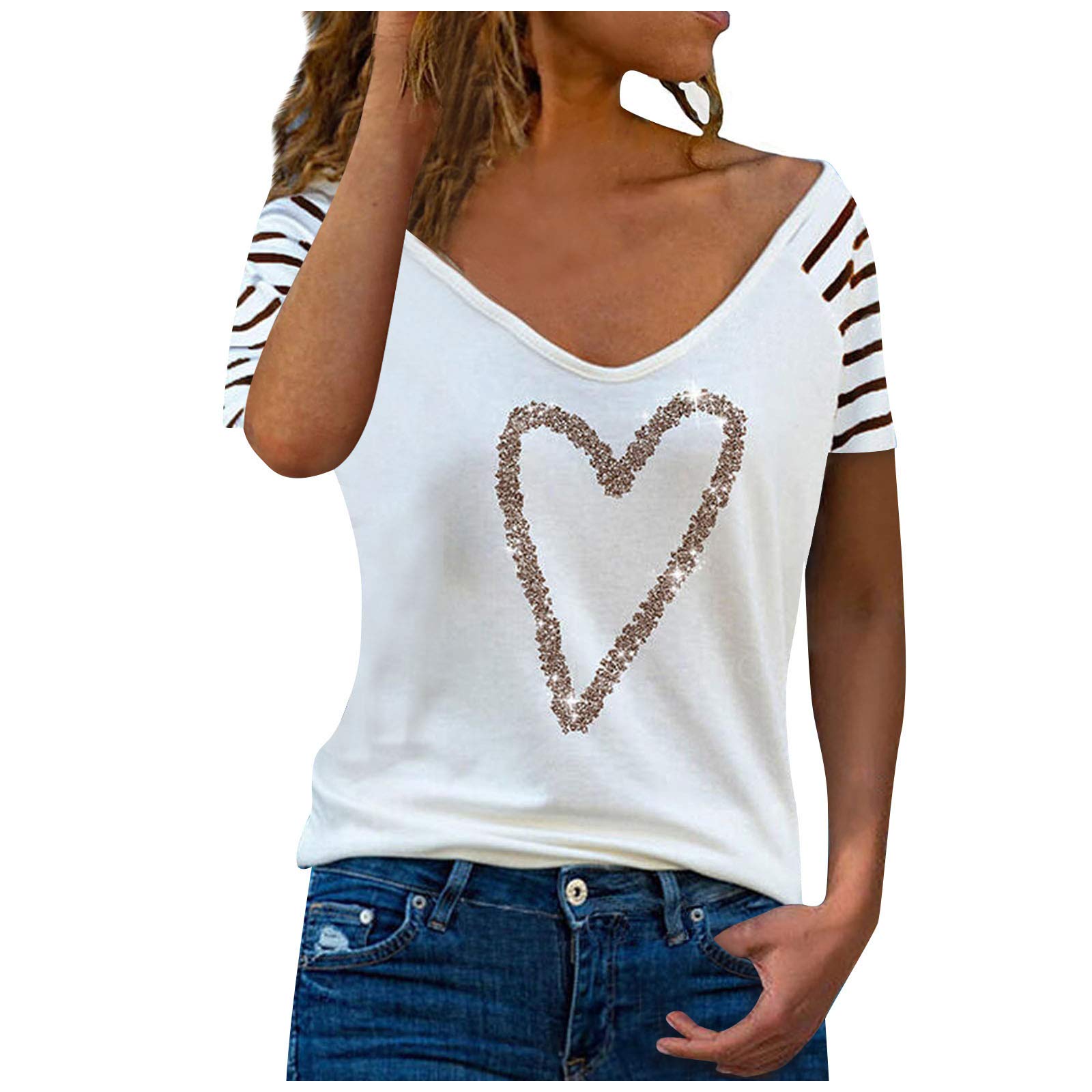 Plus Size Women's Summer Tops - Trendy Short Sleeve Shirts & Fashion Vests for Casual Wear, Beach Outfits & Everyday Style