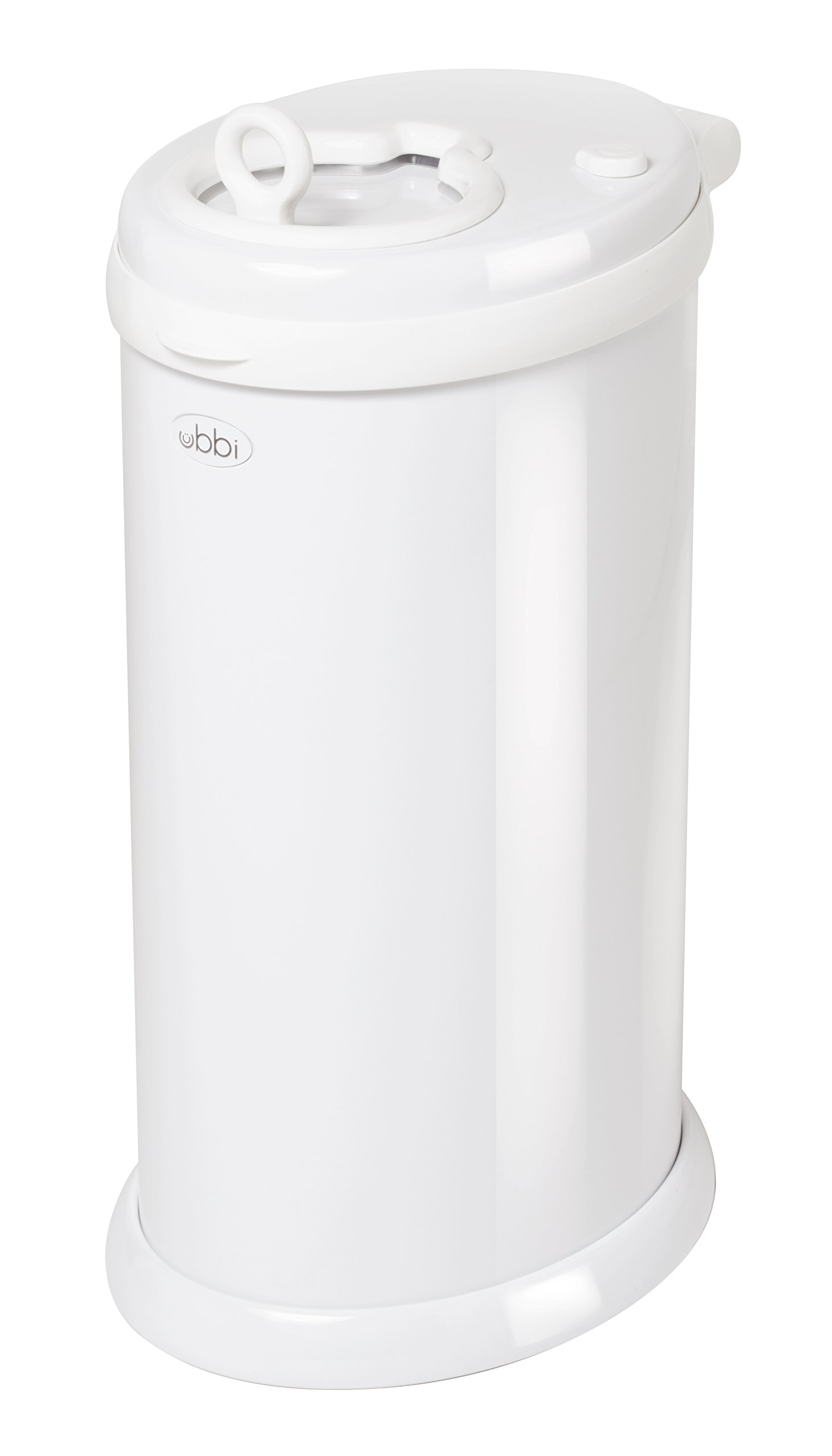 Ubbi Steel Diaper Pail with Odor Locking Technology - No Special Bags Needed, Lavender Scented Absorbing Gel Value Pack (3 Count) - Money Saving Baby Nursery Essential for Diaper Odor Control | Perfect for Newborns, Daycares & Eco-Friendly Parents