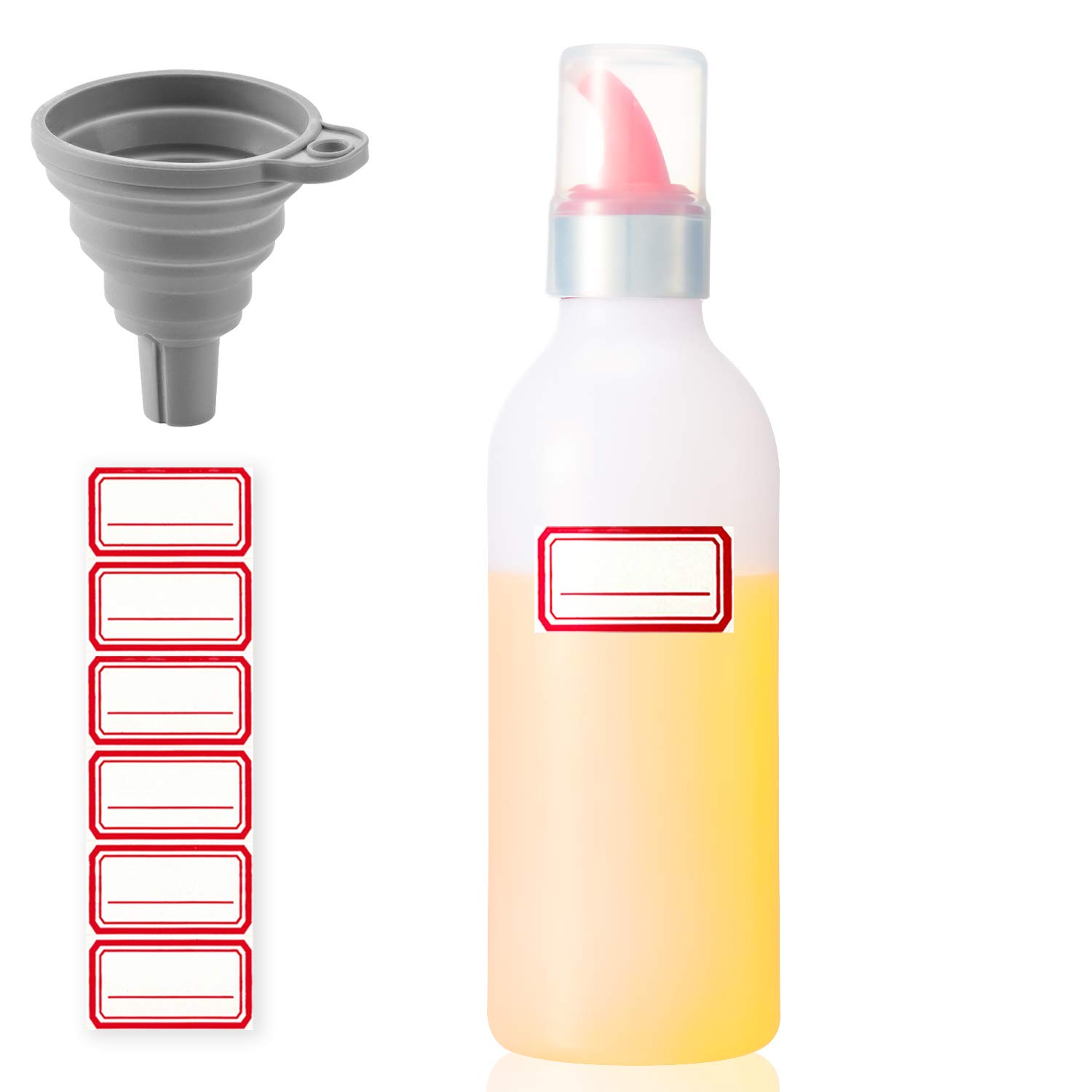 Plastic Condiment Squeeze Bottle - Leak-Proof Sauce Dispenser for Kitchen, Oil, Ketchup, Syrup & Hot Sauce | Perfect for BBQ, Pancakes & Cooking