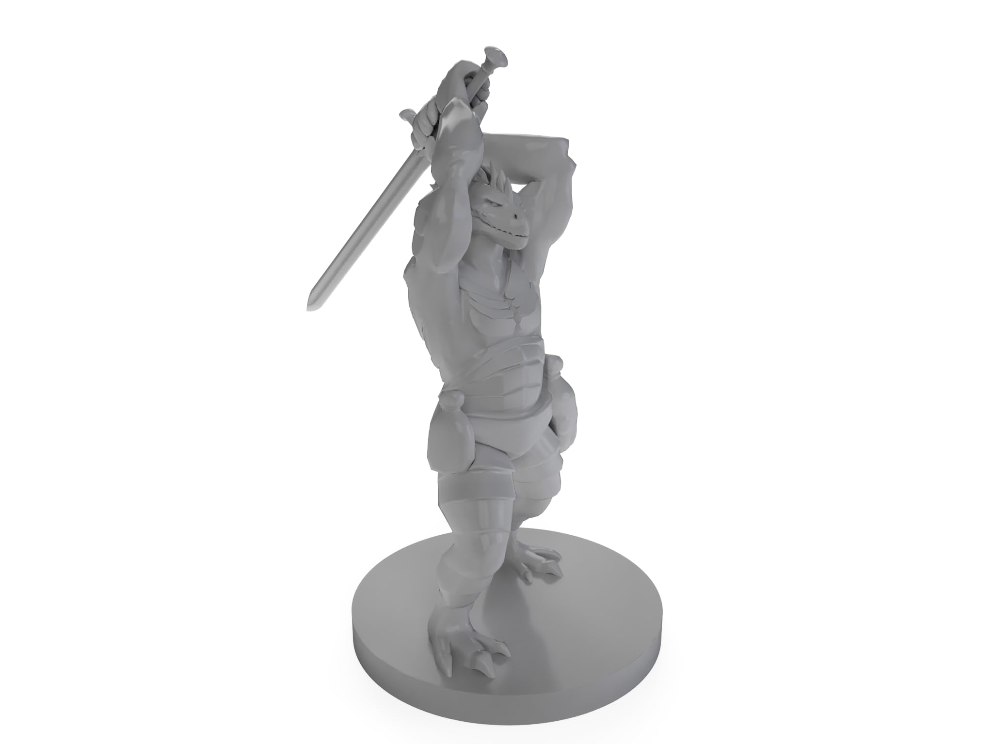 Dragonborn Barbarian with Sword - D&D Tabletop Miniature for Dungeons & Dragons RPG Campaigns & Wargaming