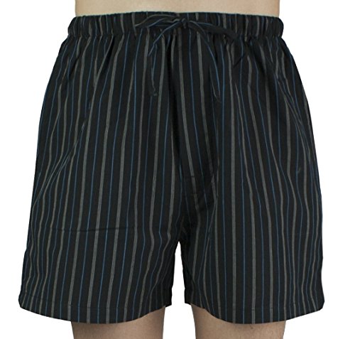 Stripe Black Boxers