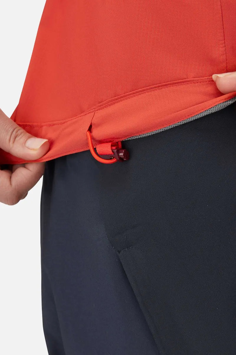Waterproof Women's Biking Jacket - Cinder Downpour Light Cycling Raincoat for Outdoor Sports & Commuting | QWH 86