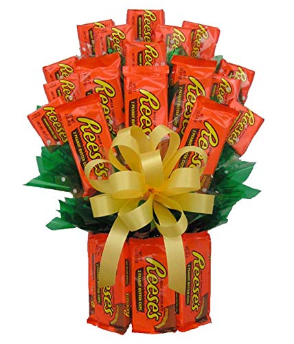 From You Flowers - Reese's Candy Bouquet | Delicious Chocolate Peanut Butter Candy Arrangement | Perfect Gift for Birthday, Anniversary & Valentine's Day