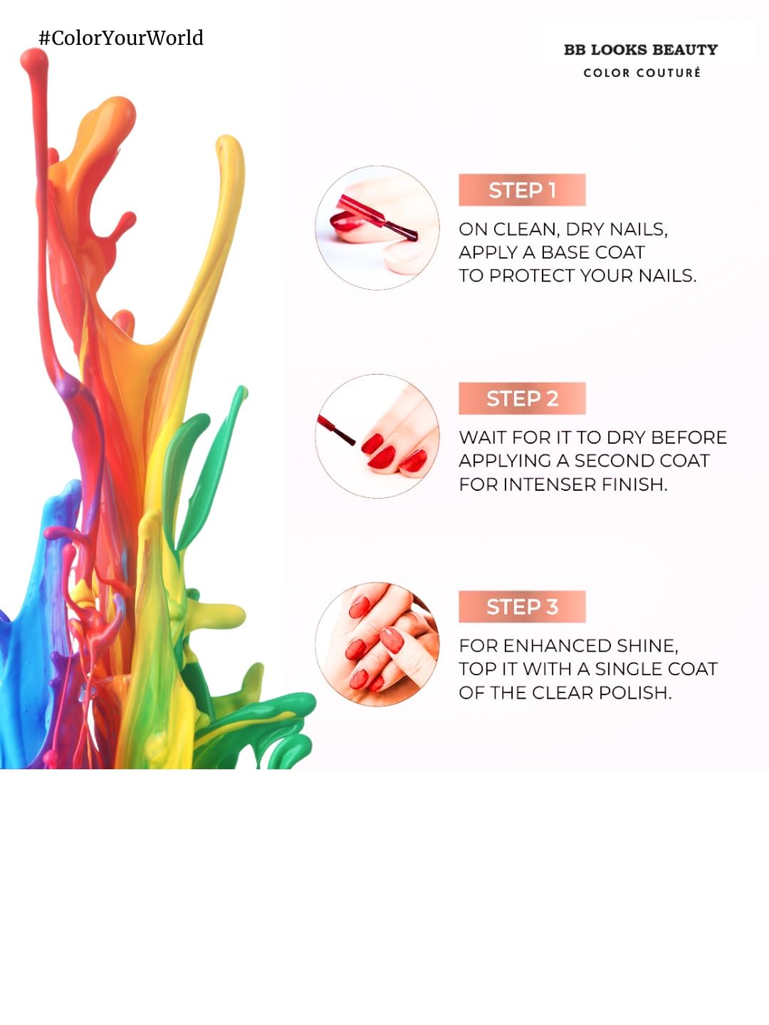 BB LOOKS BEAUTY Long Lasting Nail Polish - Smooth Finish Creamy Nude Nail Enamel - Vegan & Non-Toxic Nail Color for Manicure, Pedicure & Daily Wear