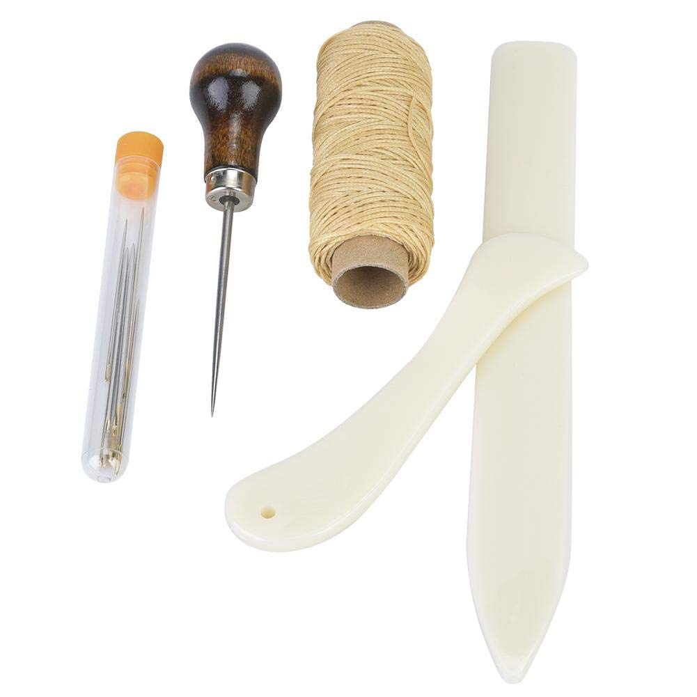 Premium Leather Sewing Tools Kit - Professional & Beginner Leather Craft Supplies for DIY Projects, Repair, and Handmade Leather Goods Creation