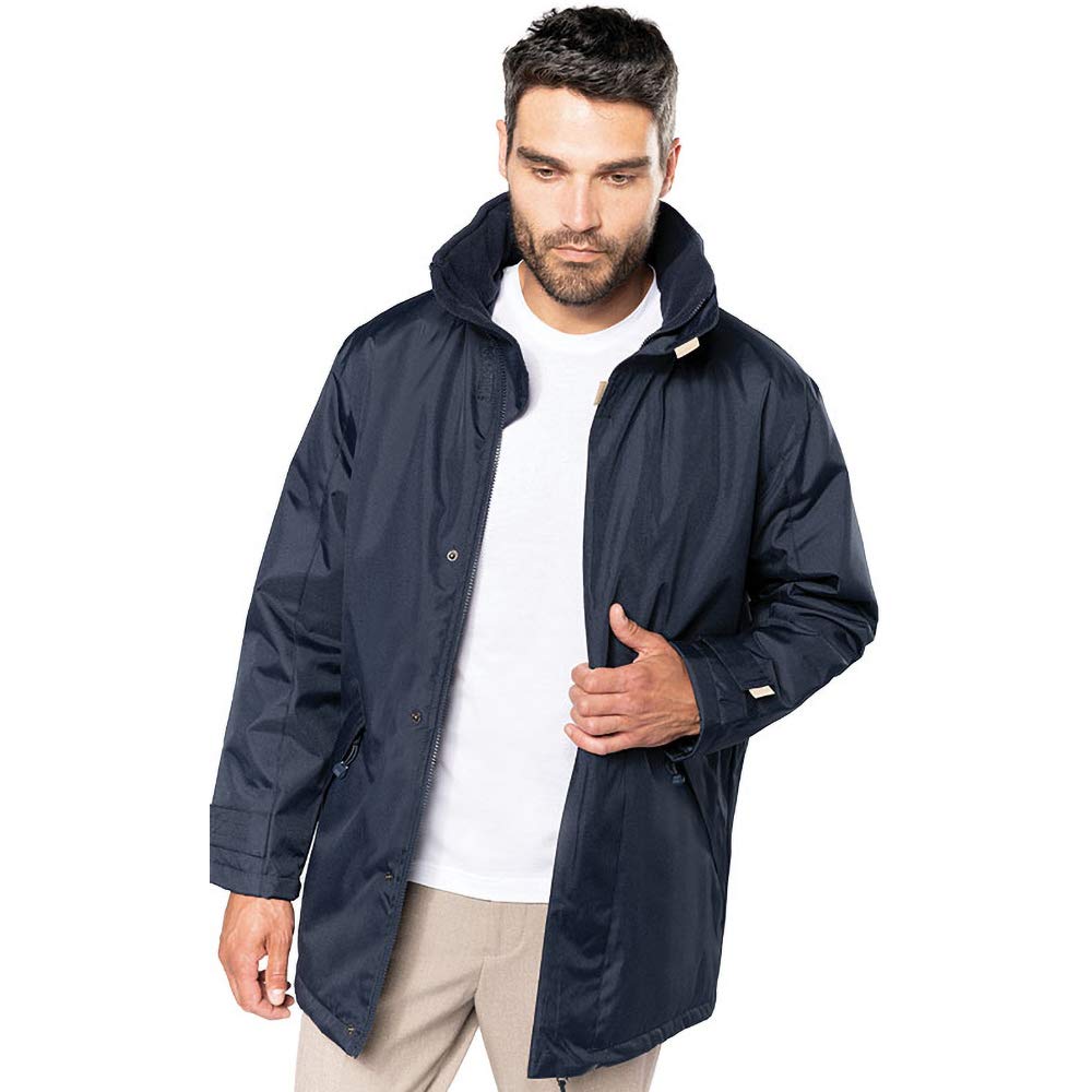 Men's Waterproof Winter Parka Jacket - Lightweight Insulated Windproof Coat for Hiking & Outdoor Activities