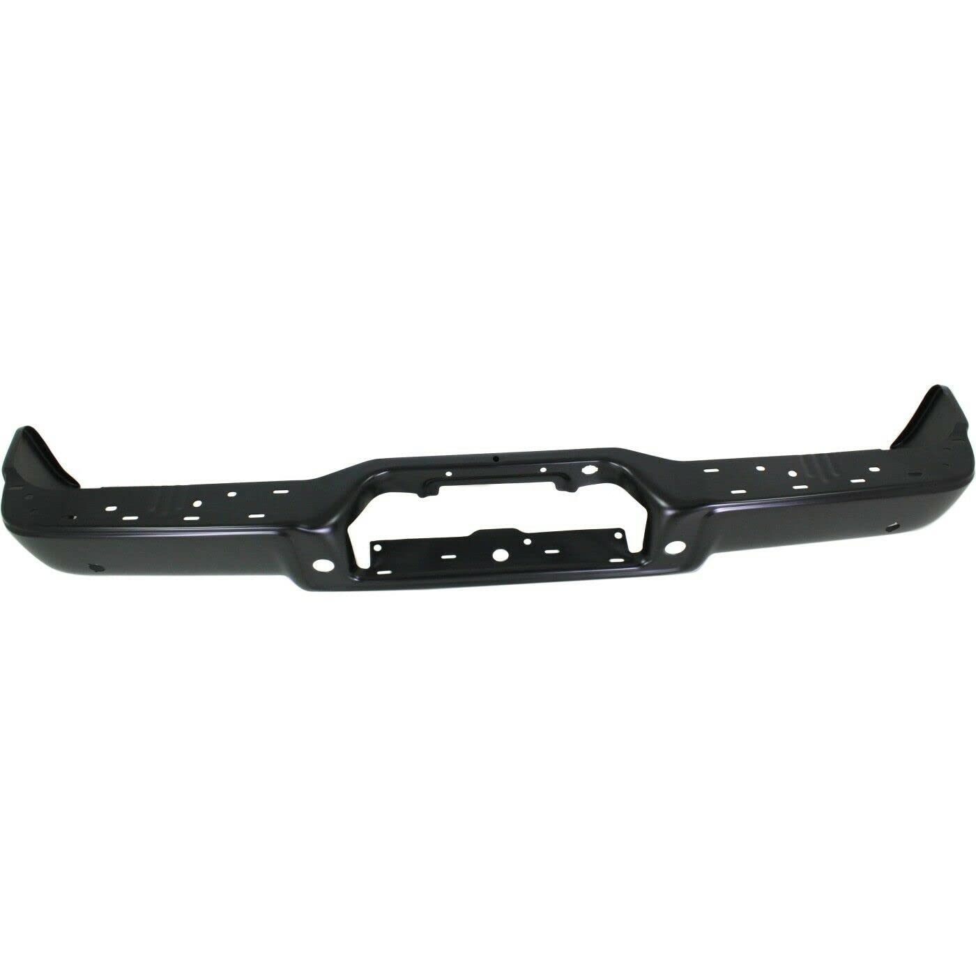2004-2006 Ford F-150 Step Bumper with Rear Object Sensor - Heavy Duty Black Rear Bumper Replacement for Off-Road & Towing Protection