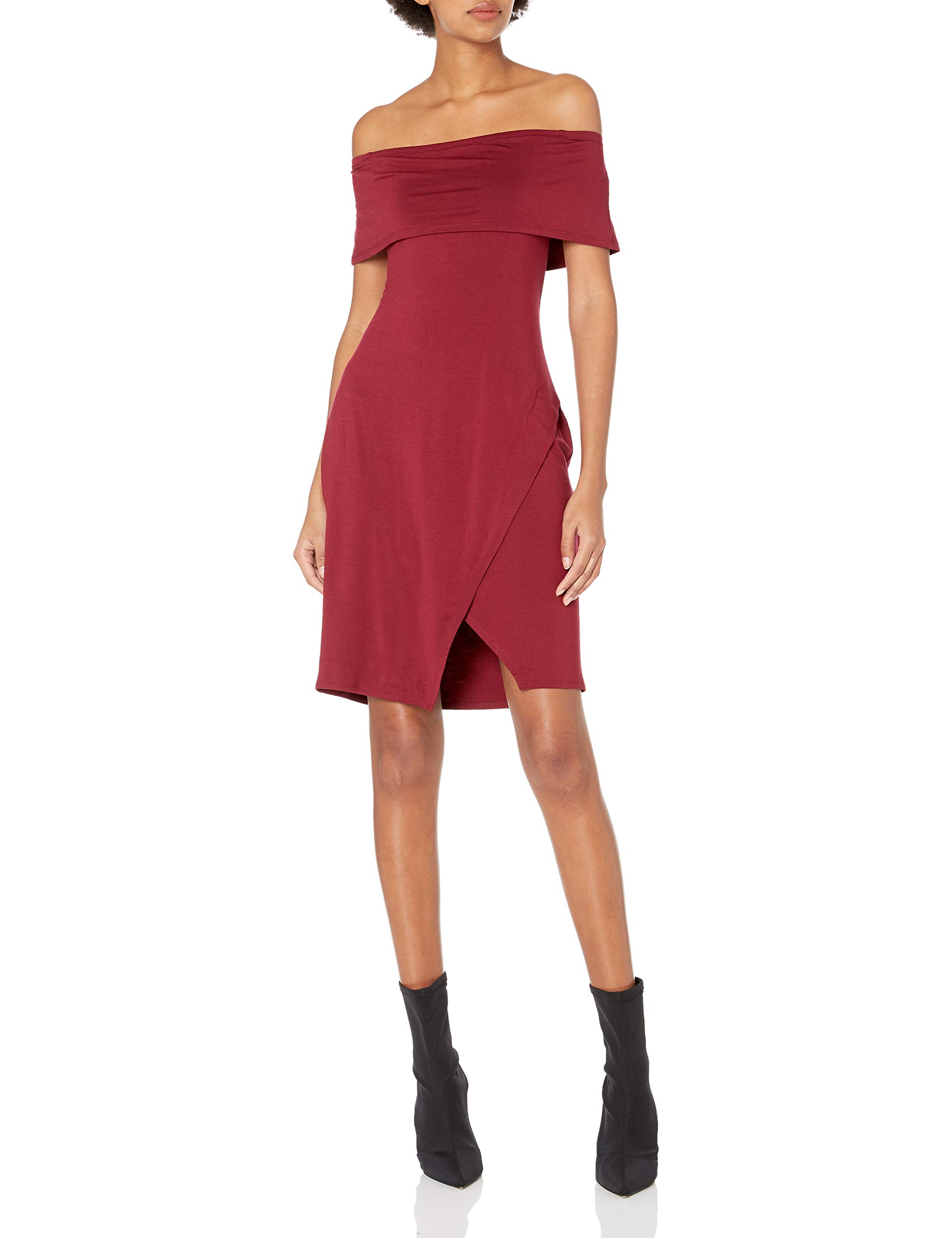 Women's Off Shoulder Wrap Dress - Elegant & Asymmetrical for Parties