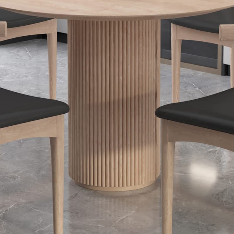Modern Round Pedestal Dining Table - 43.3