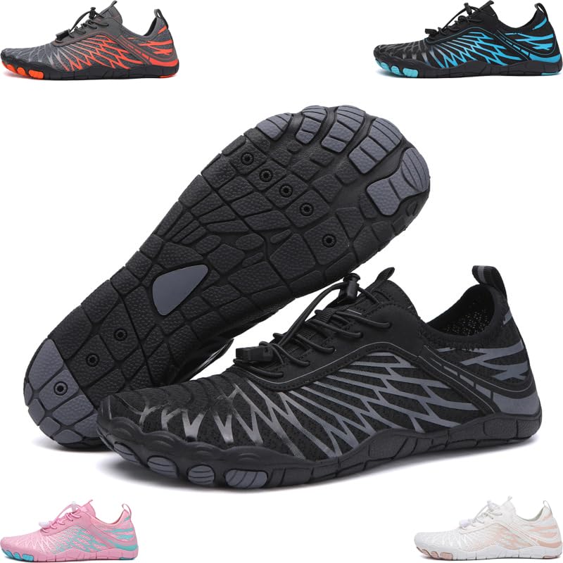 Barefoot Minimalist Trail Running Shoes for Women & Men - Wide Toe Box Hiking & Rock Climbing Sneakers - Lightweight Walking Shoes for Outdoor Adventures, Gym Workouts and Daily Wear