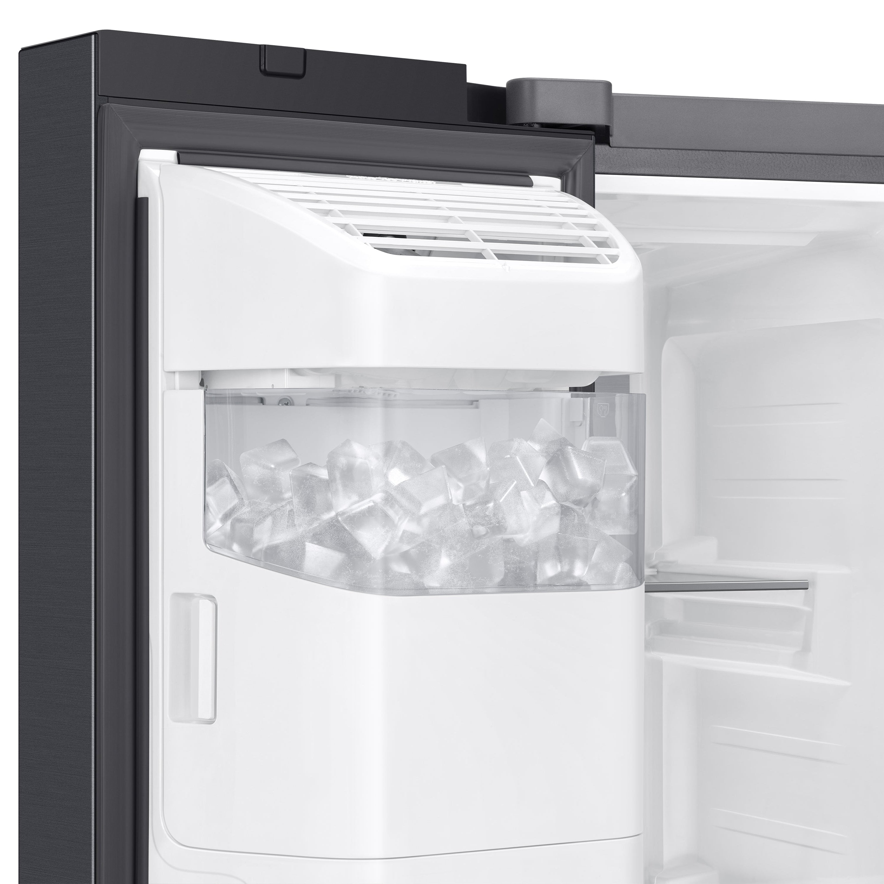 Samsung RS70F65K3FSS 635L Side by Side Refrigerator with Non-Plumbing Ice & Water Dispenser - Energy Efficient, Large Capacity Fridge for Kitchen, Home, Office - Free Gift Included
