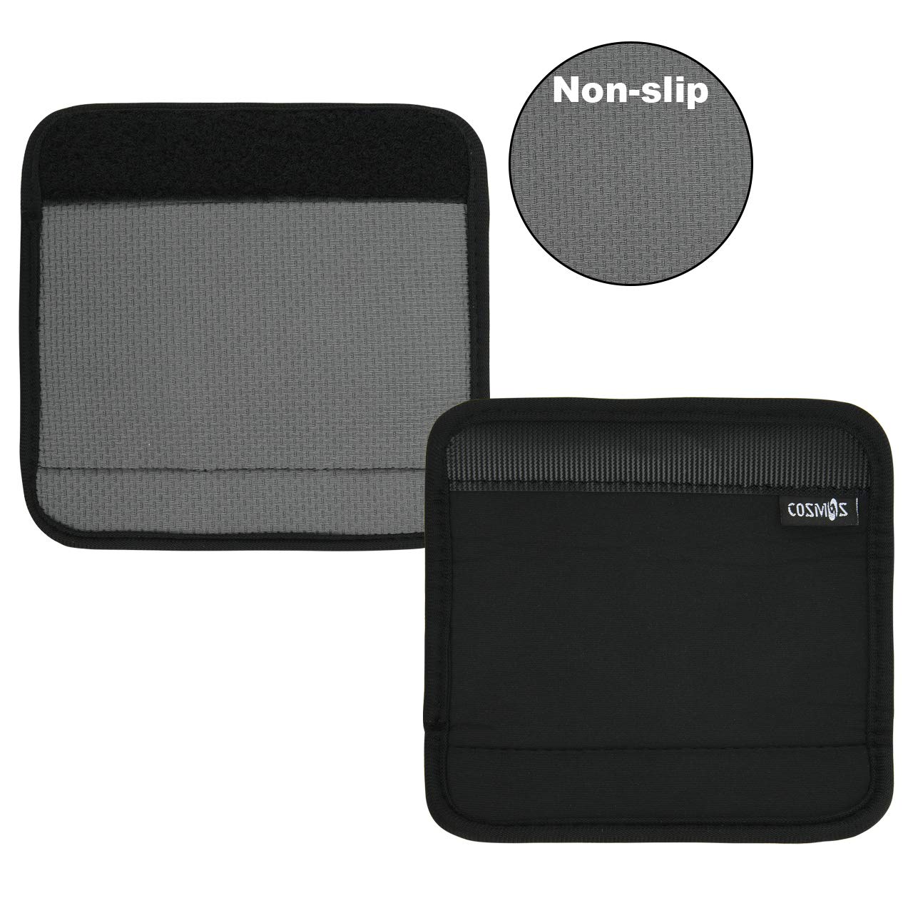 2-Pack Microwave Oven Door Handle Cover - Heat Resistant, Non-Slip Grip Protector for Microwave, Dishwasher & Refrigerator Handles (Gray) - Perfect for Kitchen Safety & Easy Cleaning