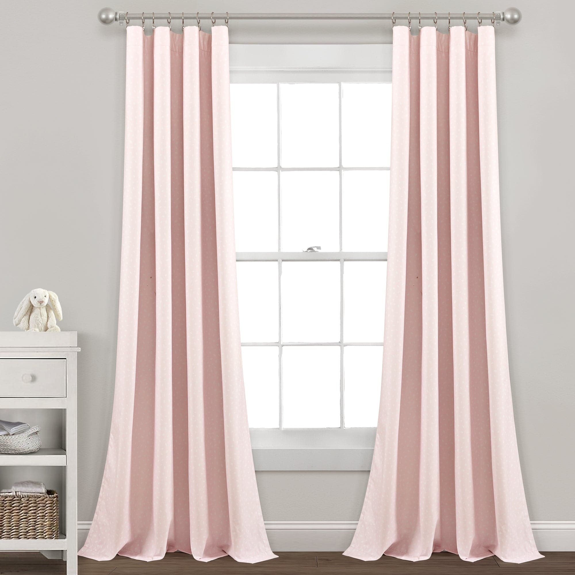 Pixie Fox Geo Blackout Window Curtain Panel - Blackout Curtains for Bedroom, Living Room & Nursery - Light Blocking Thermal Insulated Drapes for Better Sleep & Energy Efficiency
