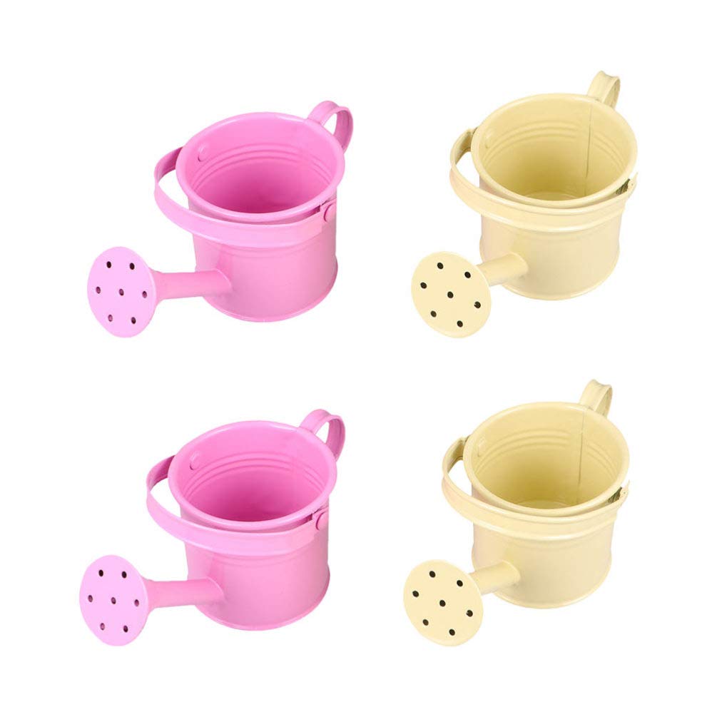 Hemoton 4-Piece Metal Watering Can Set - Long Spout Iron Plant Watering Can, Garden Spray Bottle & Flower Irrigation Pot - Perfect for Indoor Plants, Outdoor Gardens, and Greenhouse Use