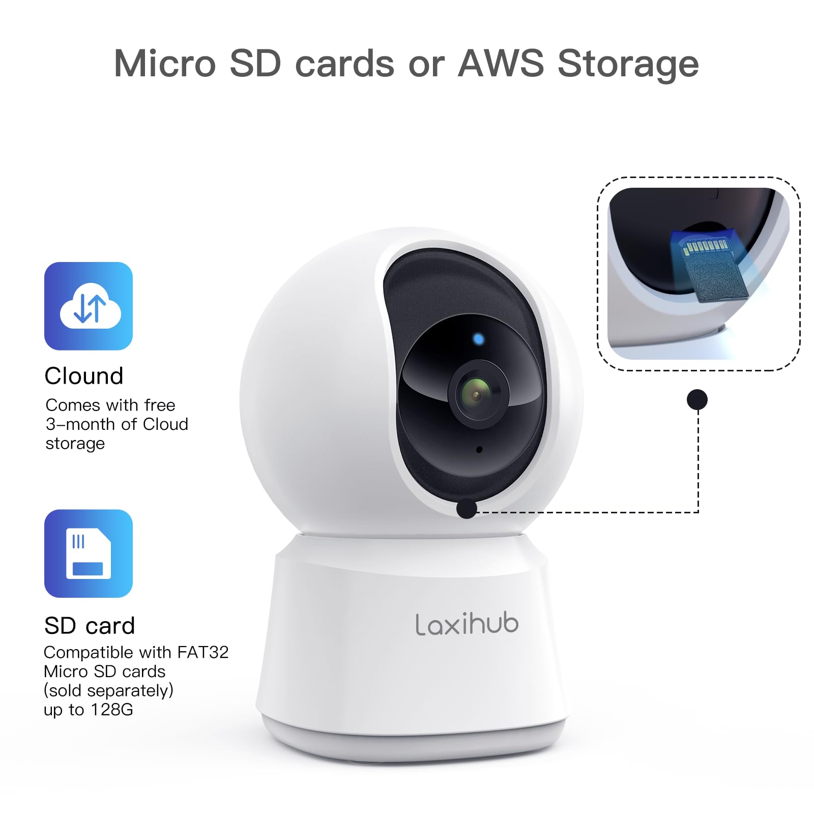 2K 360° View Pet Camera with Phone App - 2 Pack Indoor Security Camera for Baby Monitoring, Motion Tracking, Pan/Tilt, Night Vision & Two-Way Audio - Works with Alexa (2.4G WiFi Only) - Perfect for Home Security, Pet Watching & Baby Care (P2T 2PC)