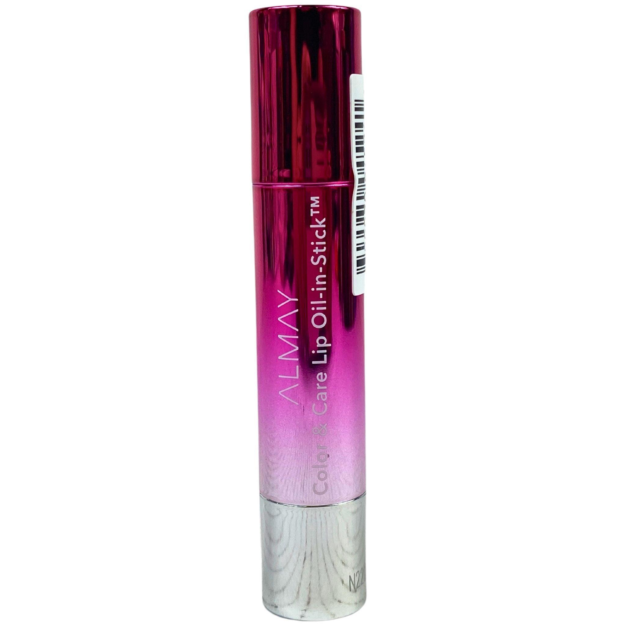 Almay Color & Care Lip Oil Stick 130 Raspberry Rush 0.09 oz (50 Pcs) - Hydrating Tinted Lip Treatment for Daily Moisture & Natural Gloss - Perfect for Work, School & Everyday Wear