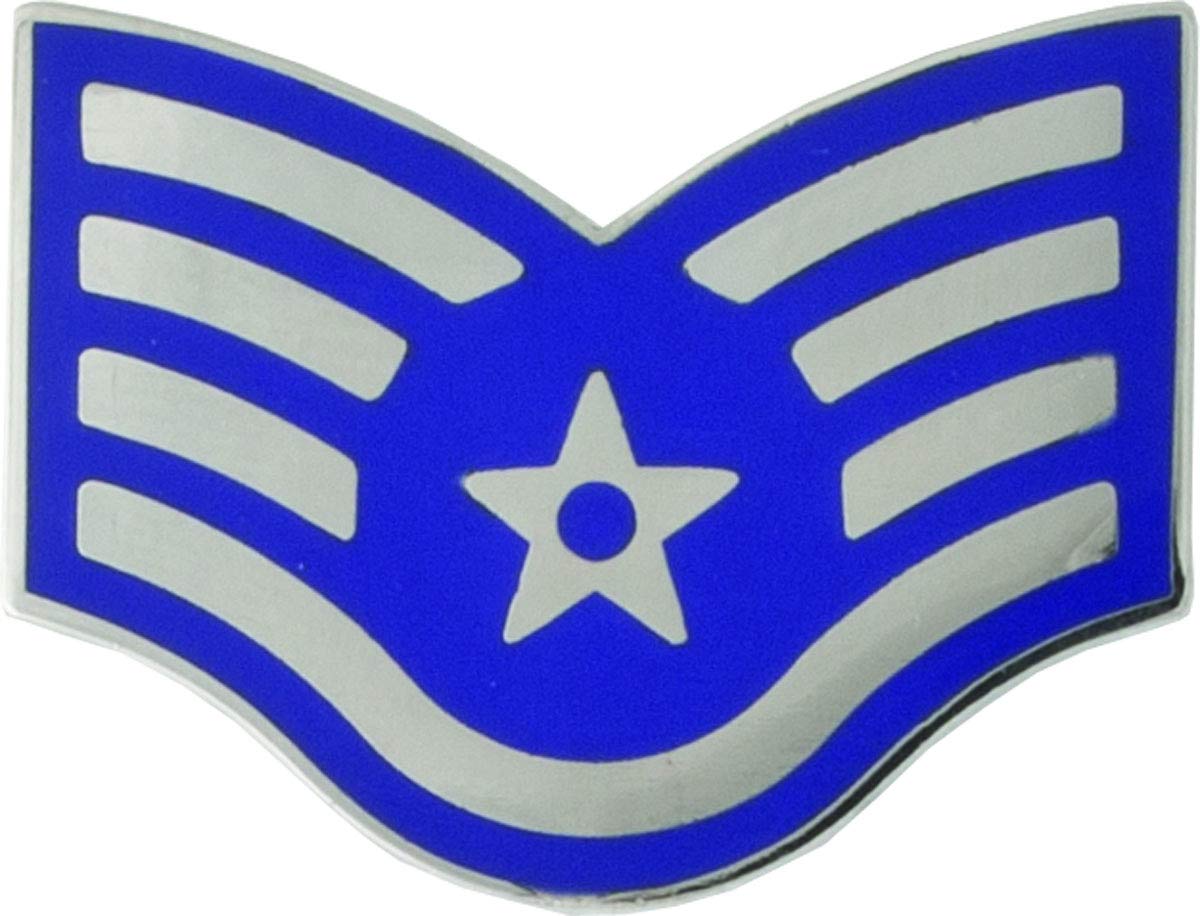 US Air Force No Shine Rank Insignia - Matte Finish Military Rank Pins for Uniforms | Perfect for Dress Blues, Service Uniforms & Formal Military Events