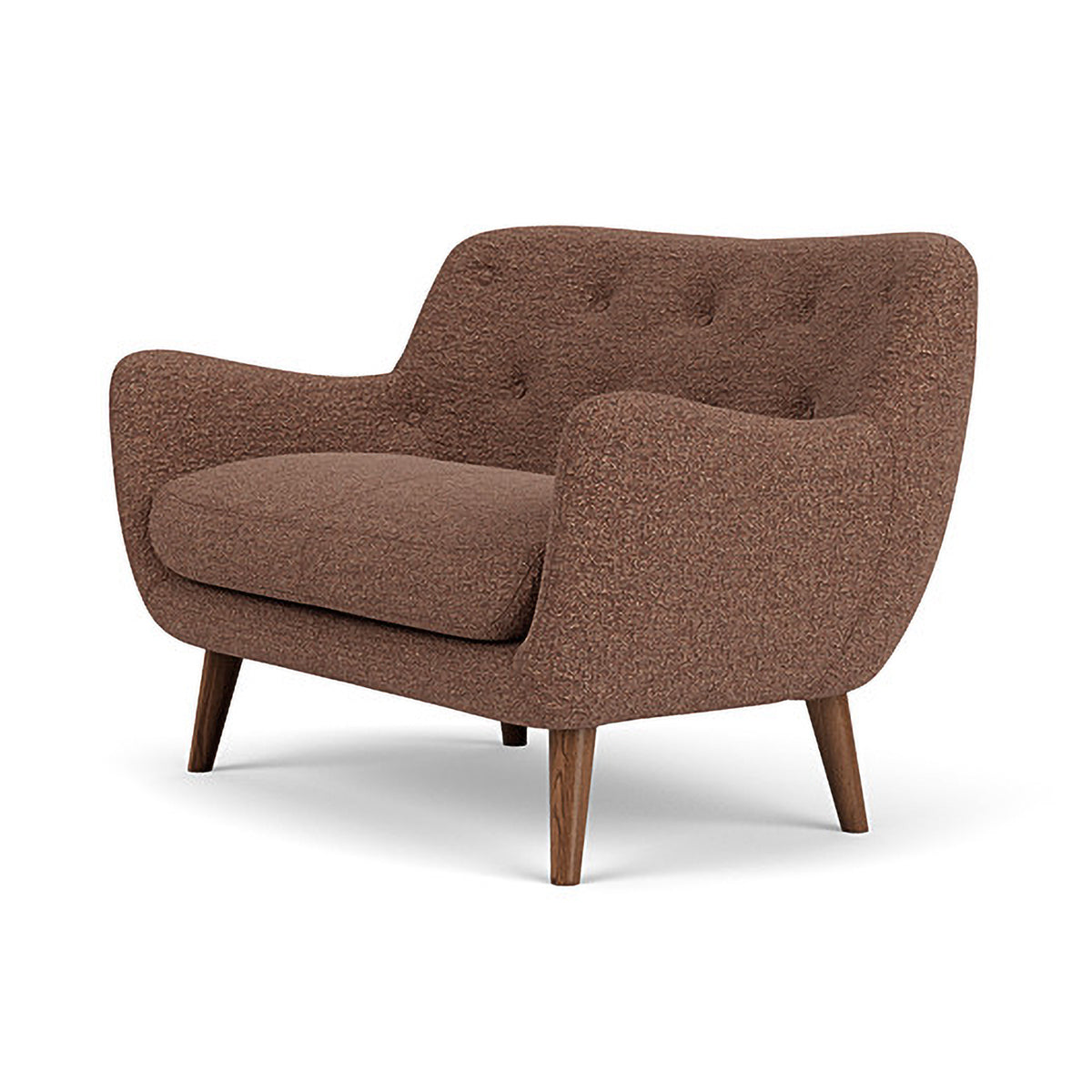Herman Boucle 2 Seater Sofa - Modern Upholstered Loveseat for Living Room, Lounge & Small Spaces | Soft Fabric Couch with Sturdy Frame | Perfect for Apartments, Dorms & Cozy Home Decor