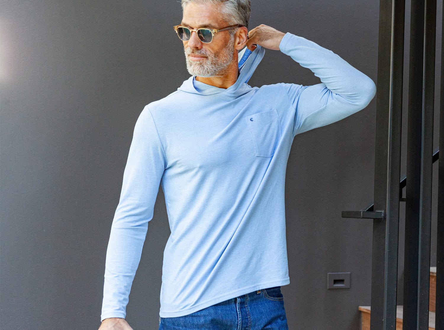 Sunday Hoodie - Light Blue | Soft & Comfortable Pullover for Men & Women | Perfect for Casual Wear, Lounging & Outdoor Activities