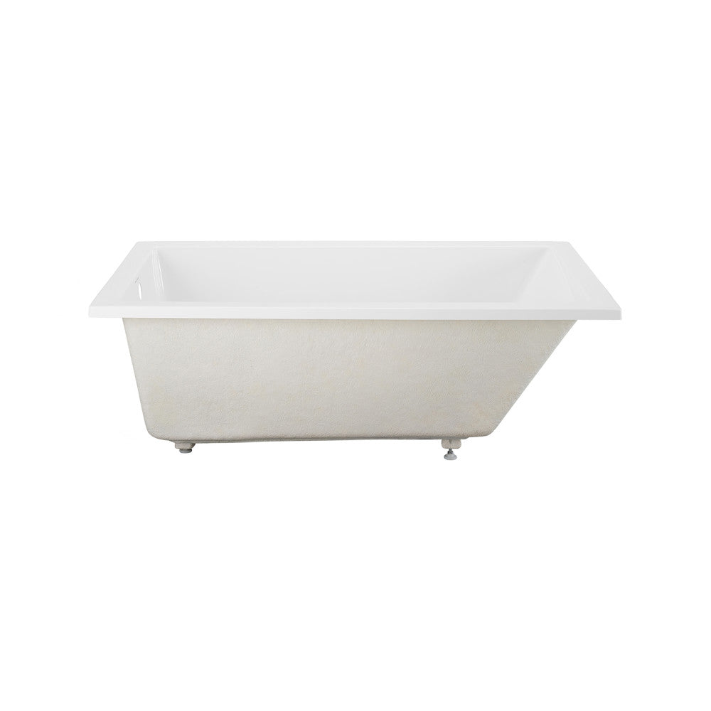 Voltaire 60 x 36 Reversible Drain Drop-In Bathtub - Freestanding Soaking Tub for Bathroom Renovation & Luxury Spa Experience