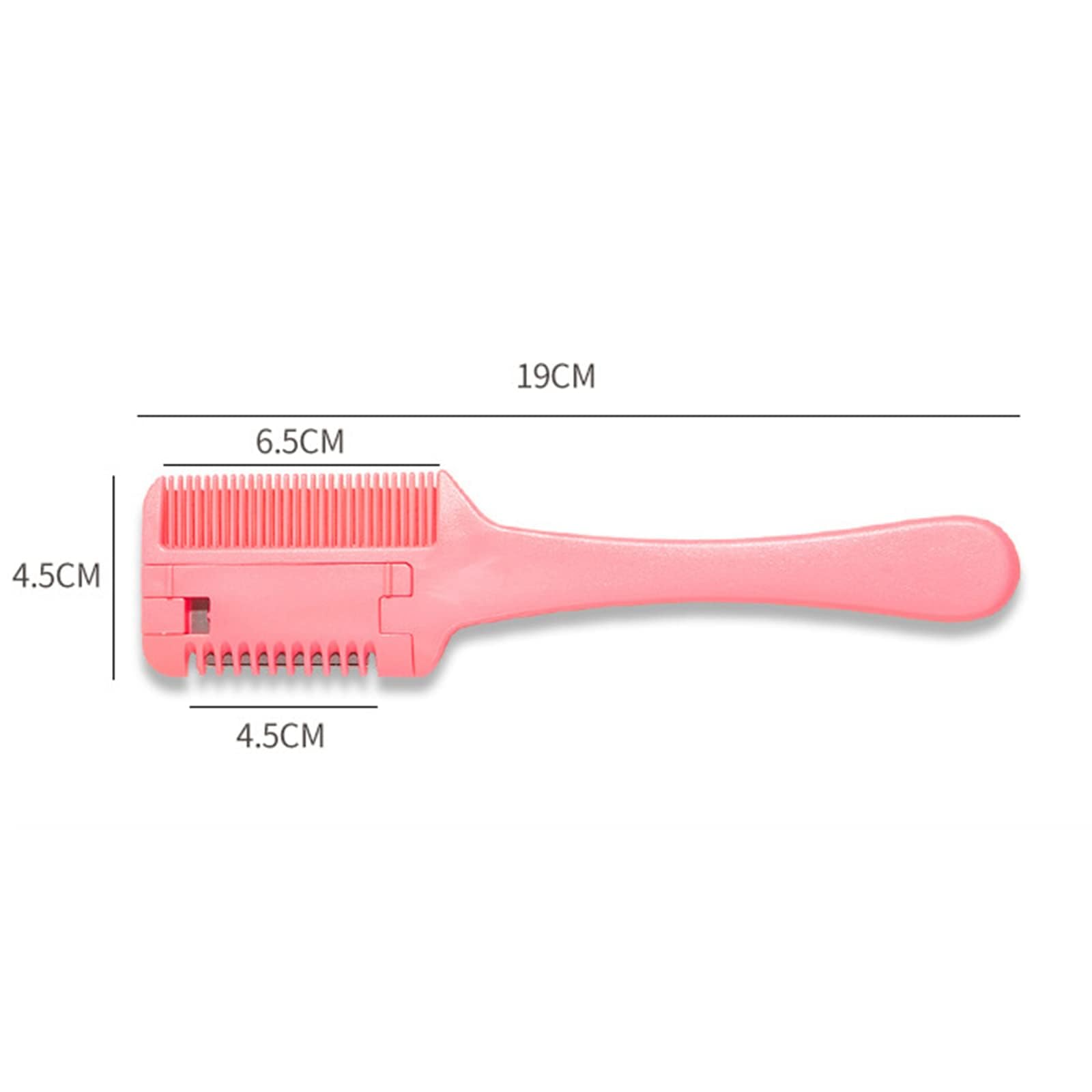Professional Double Edge Hair Razor Comb for Women & Men - Dual Ended Hair Trimming & Styling Tool with Fine Tooth Comb - Home Hair Cutting Kit (Multicolor, 1 Pack) | Perfect for DIY Haircuts, Beard Trimming & Salon-Style Grooming at Home
