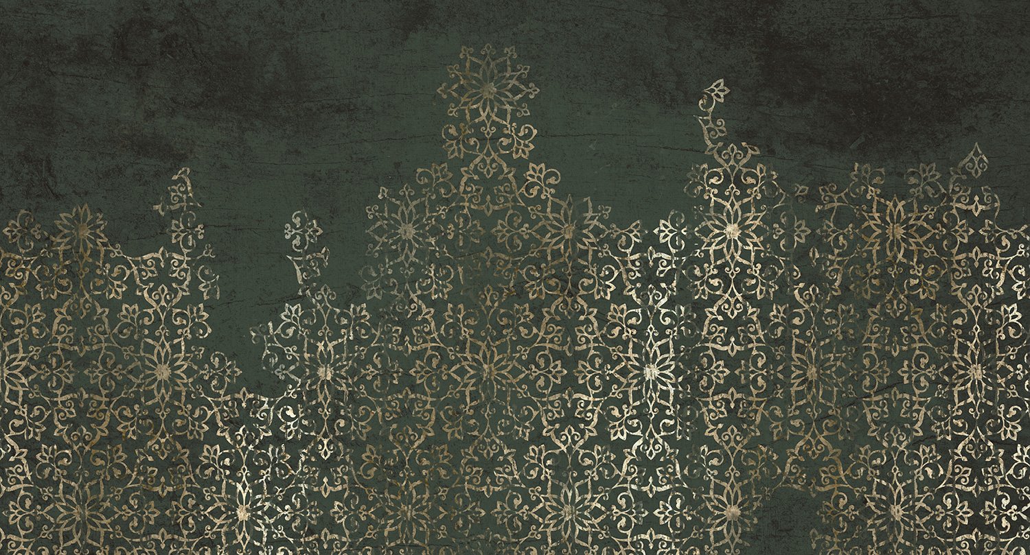 Dark Grey Floral Climbing Wallpaper M9471 - Peel and Stick Removable Mural for Bedroom, Living Room, Nursery Decor - Self-Adhesive Vinyl Wallpaper Sample