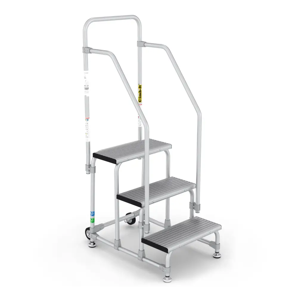 Climb It Working Steps - Heavy Duty Ladder Steps for Construction, Roofing & Home Repairs | Non-Slip Safety Steps for Professionals & DIY Projects