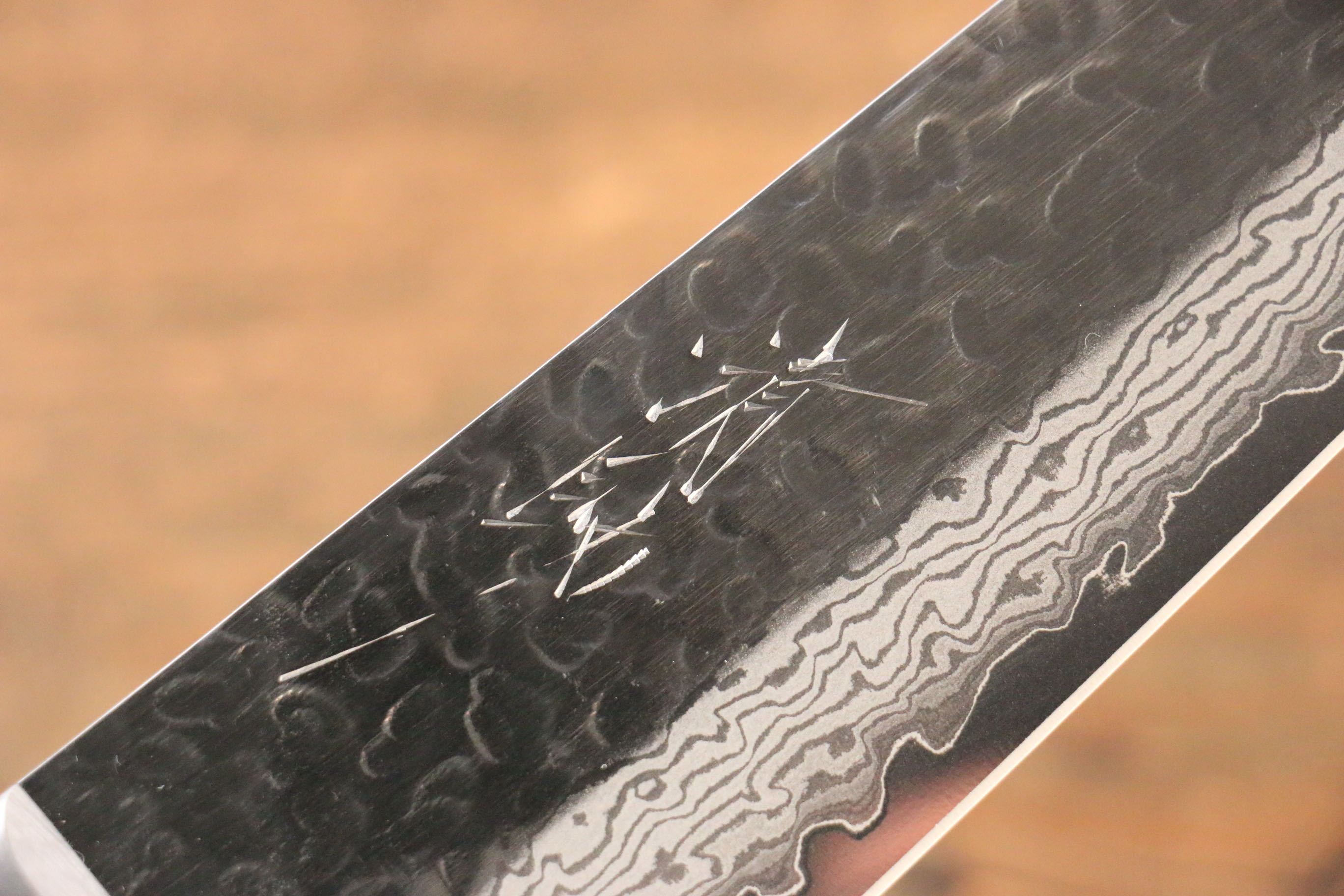Premium Seisuke VG10 17-Layer Damascus Santoku Knife 180mm with Pakkawood Handle - Perfect for Slicing, Dicing & Precision Cooking in Professional & Home Kitchens