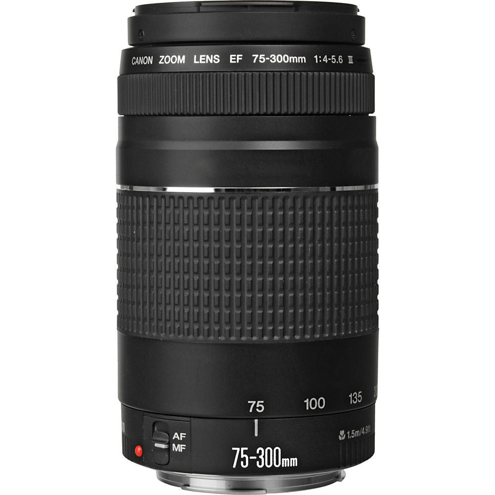 Canon EOS Rebel T6 DSLR Camera with 18-55mm & 75-300mm Lenses + Bag Kit - Perfect for Travel Photography, Portrait Shots & Beginner Photographers