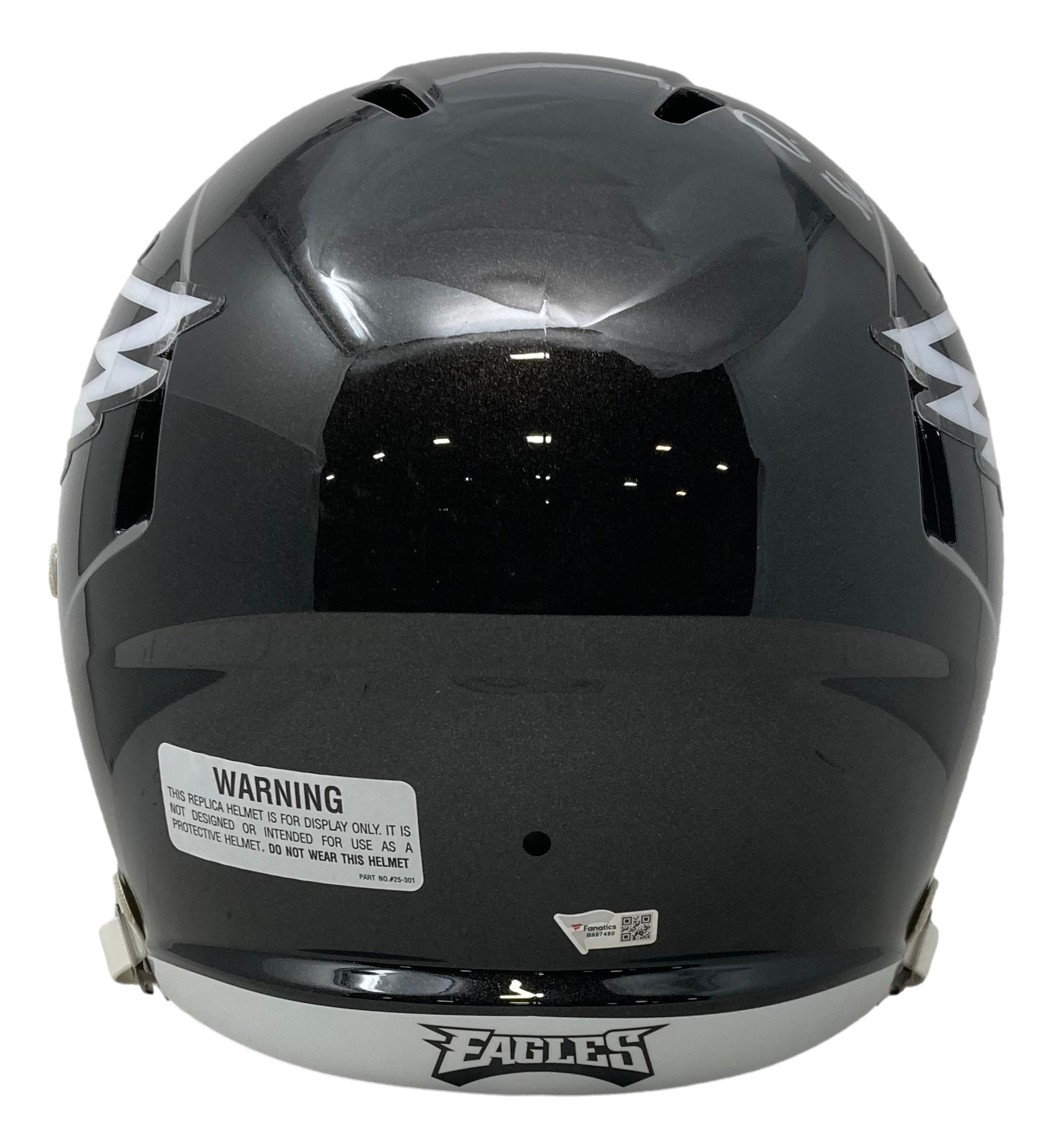 Devonta Smith Signed Philadelphia Eagles Football Helmet - Authentic Speed Replica with Fanatics Certification | Perfect for Eagles Fans, NFL Collectors, and Man Cave Decor