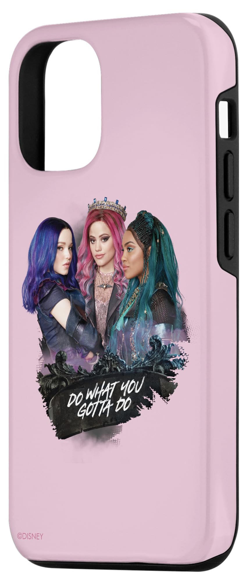 Disney Descendants 3 Mal Case for iPhone 12/12 Pro - Slim Protective Phone Cover with Audrey 
