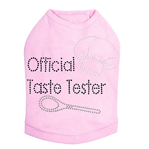 Official Taste Tester Dog Shirt 3XL Pink - Funny Pet Costume for Large Dogs, Perfect for Halloween, Birthday Parties & Photo Shoots