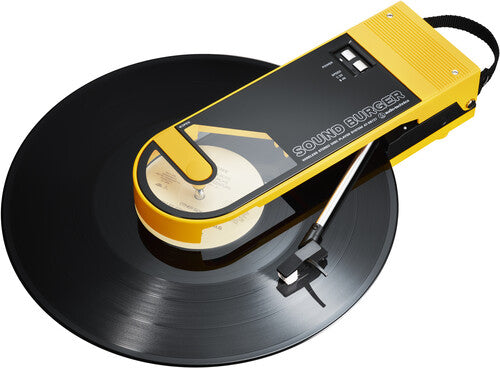 Audio Technica AT-SB727YL Sound Burger Portable Bluetooth Turntable - Wireless Vinyl Record Player with Built-in Speakers (Yellow) | Perfect for Home, Office & Outdoor Music Listening