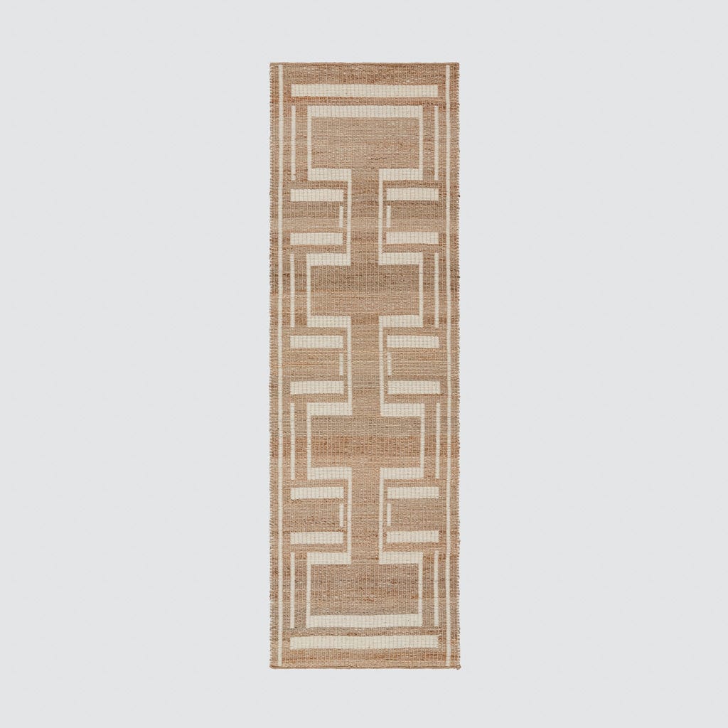 Handwoven Jute Runner Rug - Natural Eco-Friendly Floor Mat for Hallway, Dining Room & Bedroom - Boho Chic Home Decor