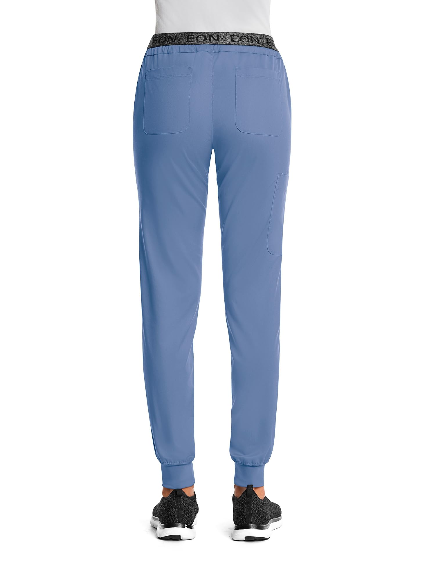 Maevn EON Sport Women's Full Elastic Logo Waist Jogger Pants - Comfortable Workout & Lounge Pants for Yoga, Running, Gym & Casual Wear