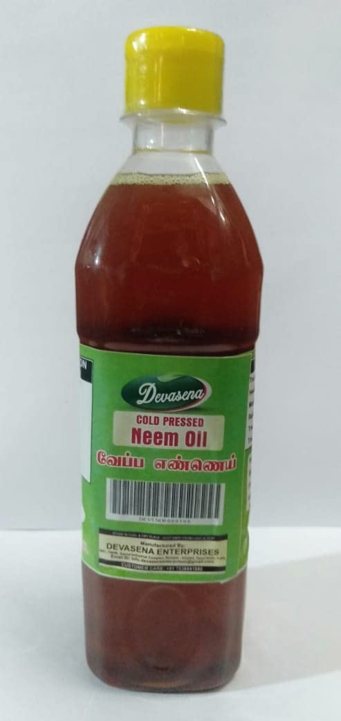 Organic Cold Pressed Neem Oil for Skin & Hair - 100% Pure, 500ml - Natural Treatment for Acne, Dandruff & Plant Care | Perfect for DIY Beauty, Gardening & Pest Control