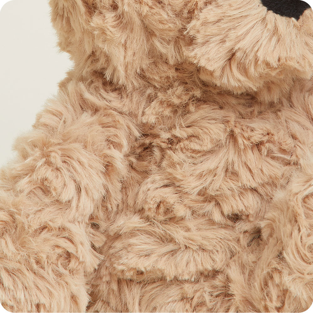 Brown Curly Bear Warmies Junior - Soft & Cuddly Plush Stuffed Animal for Kids | Perfect for Bedtime, Playtime & Comfort | Ideal Gift for Birthdays & Holidays