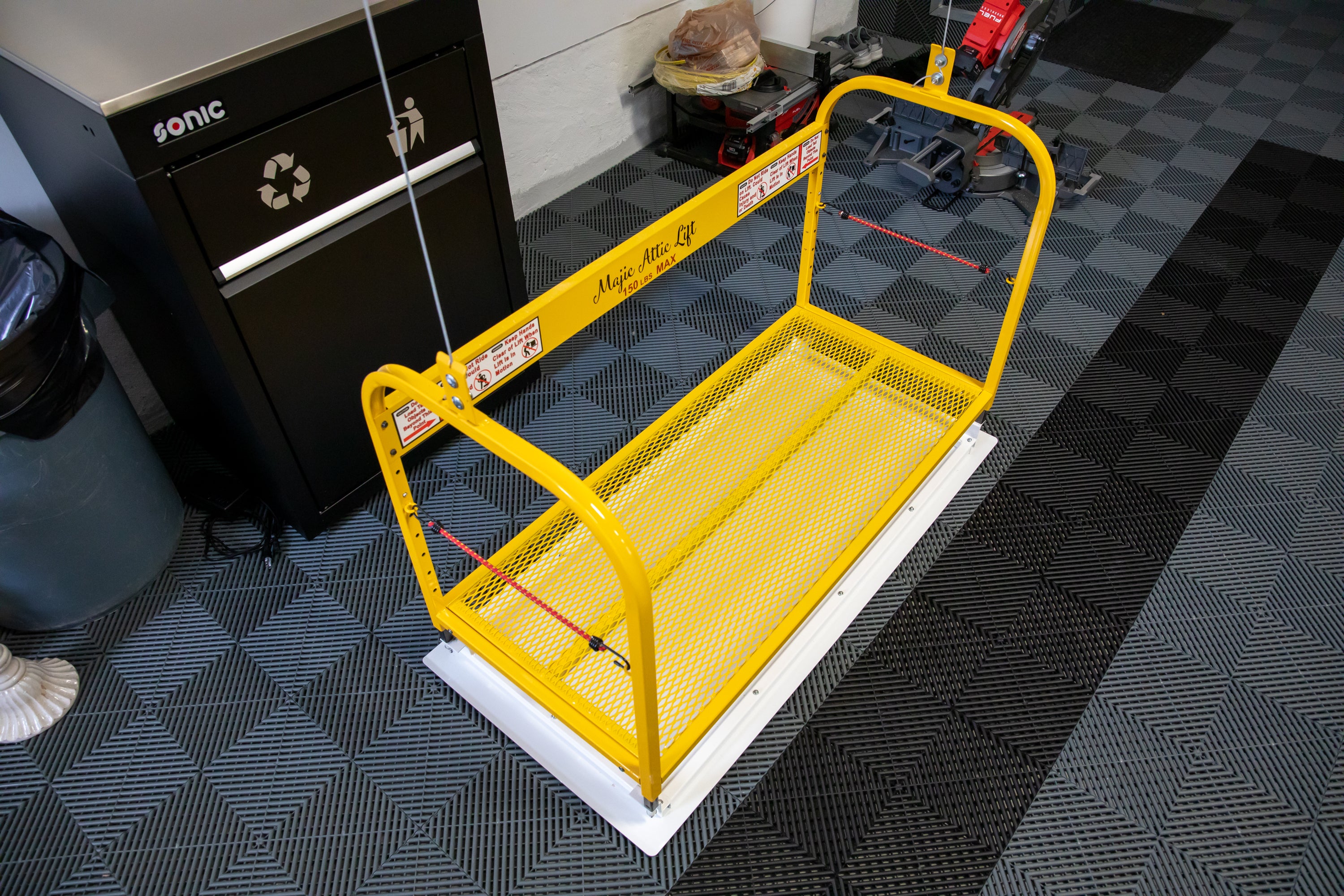 Majic Attic Lift - Heavy Duty Storage Lift System for Garages & Lofts | Easy Installation & Space Saving Solution | Perfect for Home Organization & DIY Projects