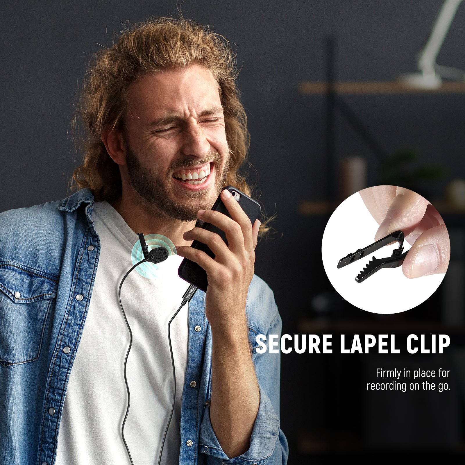 NEEWER CM6 2 Pack Omnidirectional USB-C Lavalier Microphone for Smartphones, Cameras & Laptops - Perfect for Podcasting, Interviews, YouTube Videos & Live Streaming