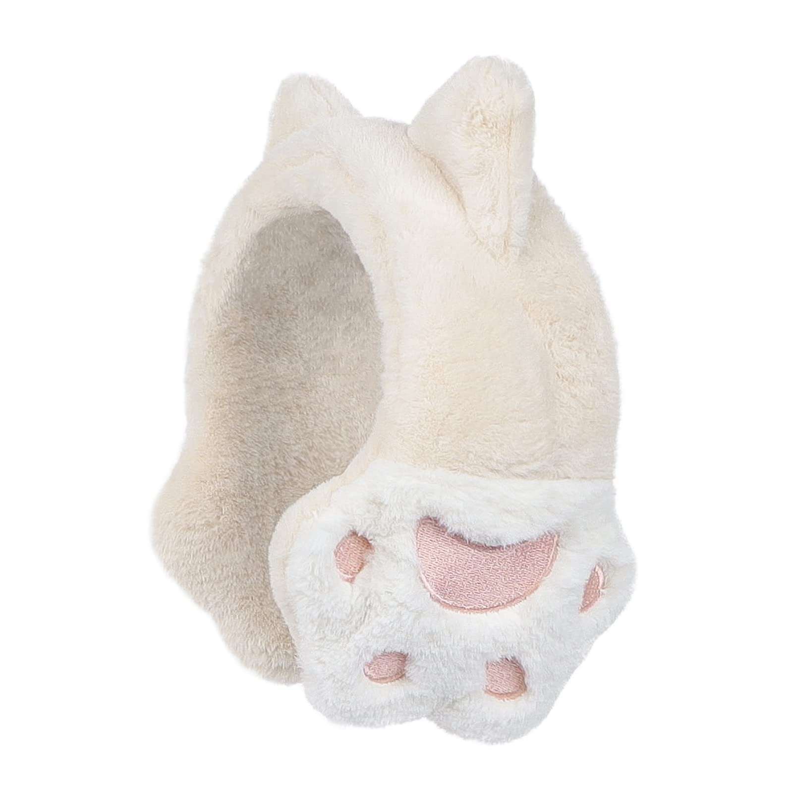 Adjustable Faux Fur Winter Ear Warmers for Women & Girls - Cute Cat Earmuffs for Skiing, Outdoor Activities & Cold Weather - Soft Fluffy Headband Ear Covers