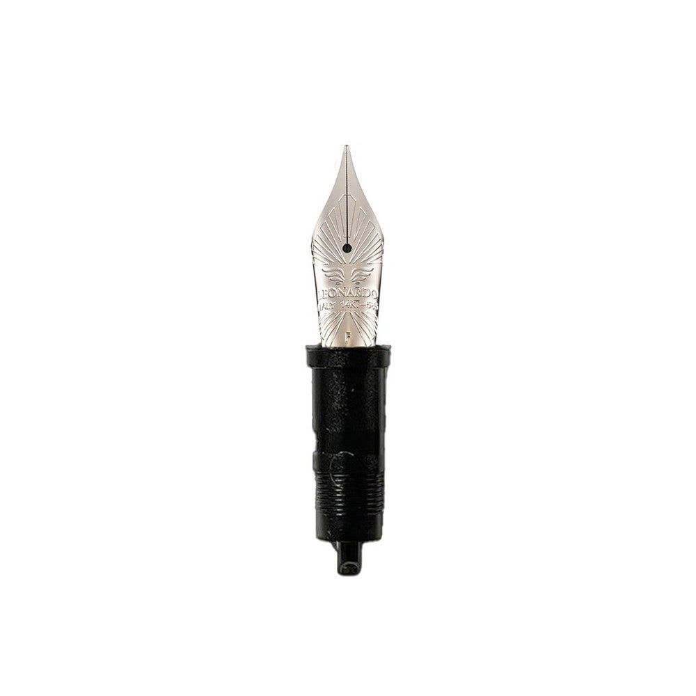 Leonardo 14K Gold Nib for Fountain Pens - Premium ABS Assembled Replacement Nib for La Fenice - Perfect for Calligraphy, Writing & Collecting