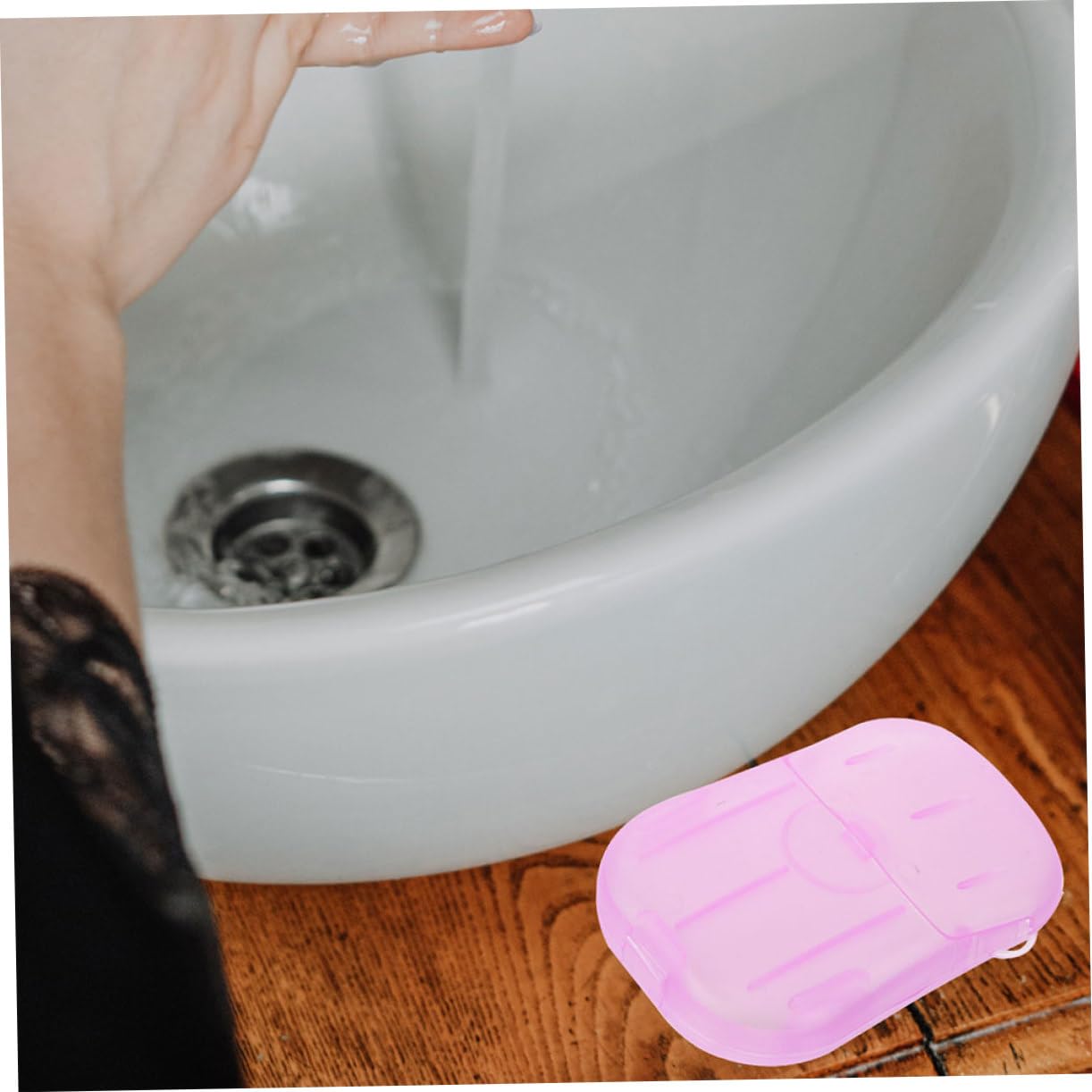 POPETPOP Portable Travel Soap Slices - Compact Hand Washing Soap for Camping, Hiking & Outdoor Activities | Lightweight Travel Essentials